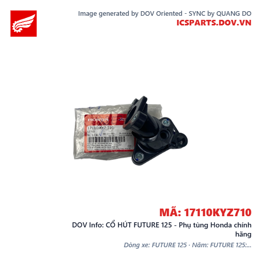 CỔ HÚT FUTURE 125 - Phụ tùng Honda chính hãng