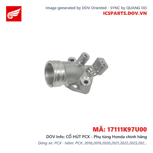 CỔ HÚT PCX - Phụ tùng Honda chính hãng