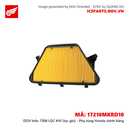 TẤM LỌC KHÍ (lọc gió) - Phụ tùng Honda chính hãng