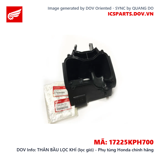 THÂN BẦU LỌC KHÍ (lọc gió) - Phụ tùng Honda chính hãng