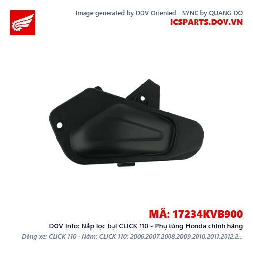 Nắp lọc bụi CLICK 110 - Phụ tùng Honda chính hãng