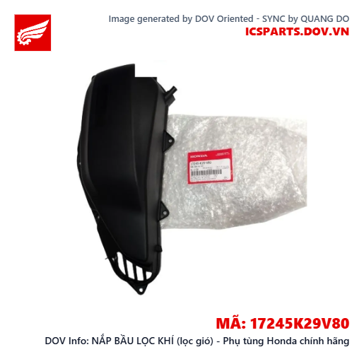 NẮP BẦU LỌC KHÍ (lọc gió) - Phụ tùng Honda chính hãng