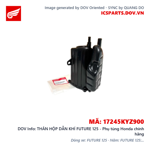 THÂN HỘP DẪN KHÍ FUTURE 125 - Phụ tùng Honda chính hãng