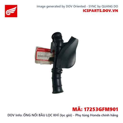 ỐNG NỐI BẦU LỌC KHÍ (lọc gió) - Phụ tùng Honda chính hãng