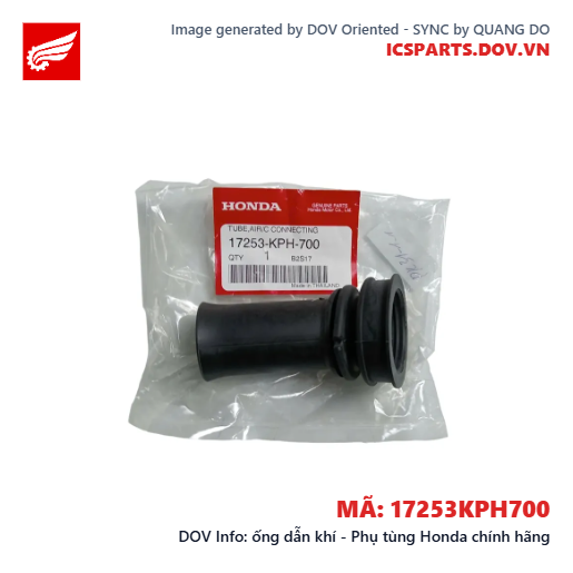 ống dẫn khí - Phụ tùng Honda chính hãng