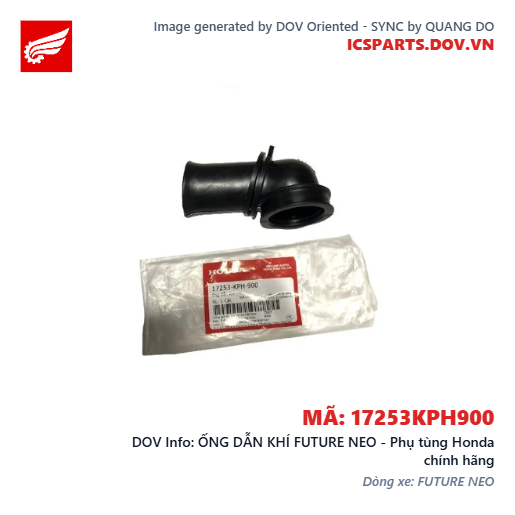 ỐNG DẪN KHÍ FUTURE NEO - Phụ tùng Honda chính hãng