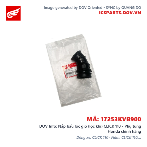 Nắp bấu lọc gió (lọc khí) CLICK 110 - Phụ tùng Honda chính hãng