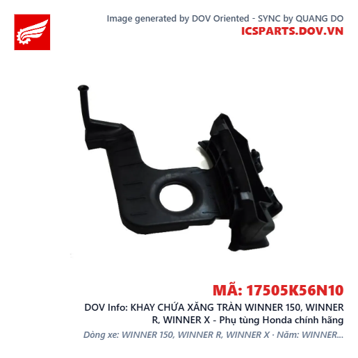 KHAY CHỨA XĂNG TRÀN WINNER 150, WINNER R, WINNER X - Phụ tùng Honda chính hãng
