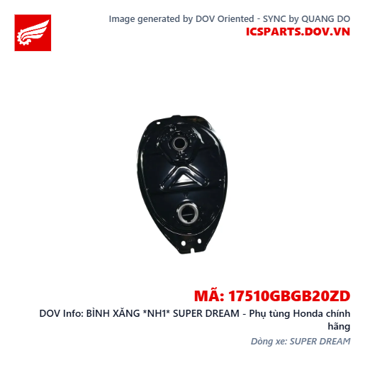 BÌNH XĂNG *NH1* SUPER DREAM - Phụ tùng Honda chính hãng