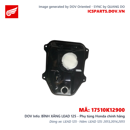 BÌNH XĂNG LEAD 125 - Phụ tùng Honda chính hãng