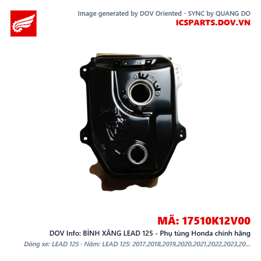 BÌNH XĂNG LEAD 125 - Phụ tùng Honda chính hãng