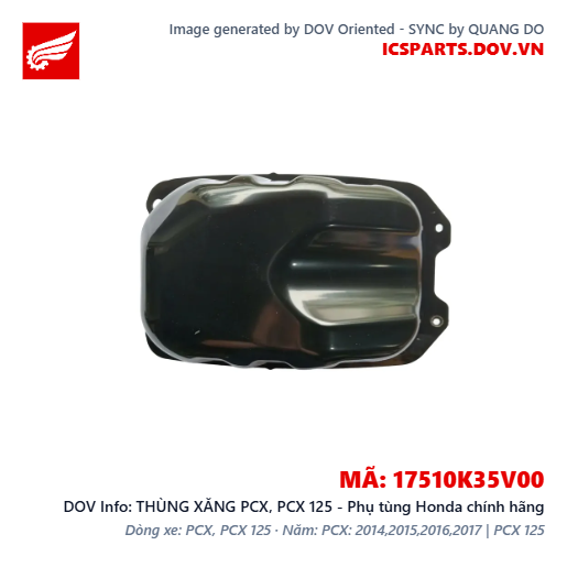 THÙNG XĂNG PCX, PCX 125 - Phụ tùng Honda chính hãng
