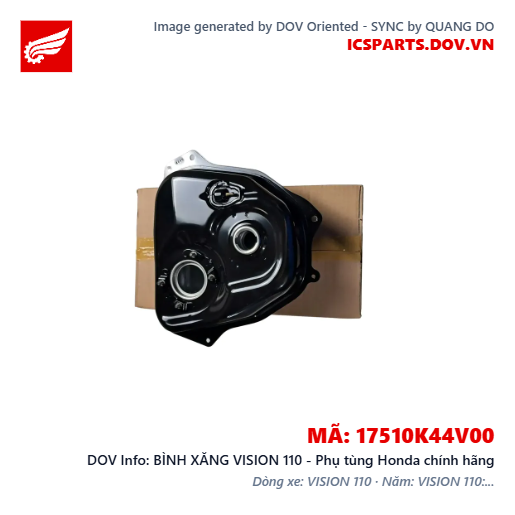 BÌNH XĂNG VISION 110 - Phụ tùng Honda chính hãng