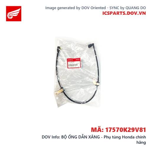 BỘ ỐNG DẪN XĂNG - Phụ tùng Honda chính hãng