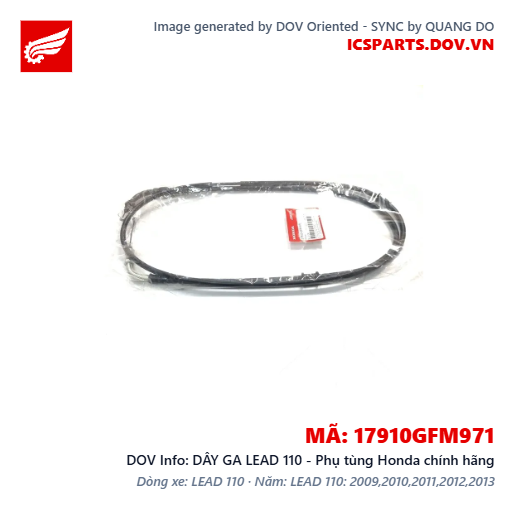DÂY GA LEAD 110 - Phụ tùng Honda chính hãng