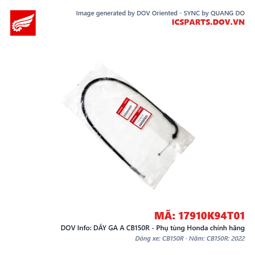 DÂY GA A CB150R - Phụ tùng Honda chính hãng