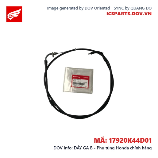 DÂY GA B - Phụ tùng Honda chính hãng