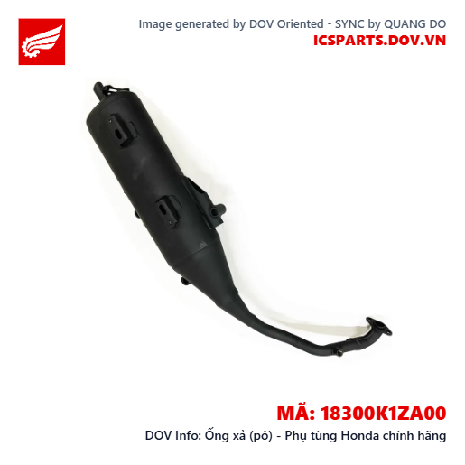 Ống xả (pô) - Phụ tùng Honda chính hãng
