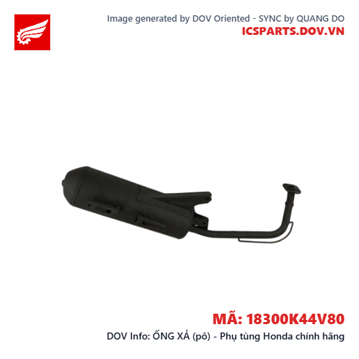 ỐNG XẢ (pô) - Phụ tùng Honda chính hãng