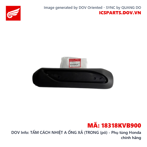 TẤM CÁCH NHIỆT A ỐNG XẢ (TRONG (pô) - Phụ tùng Honda chính hãng