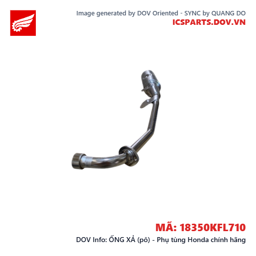 ỐNG XẢ (pô) - Phụ tùng Honda chính hãng