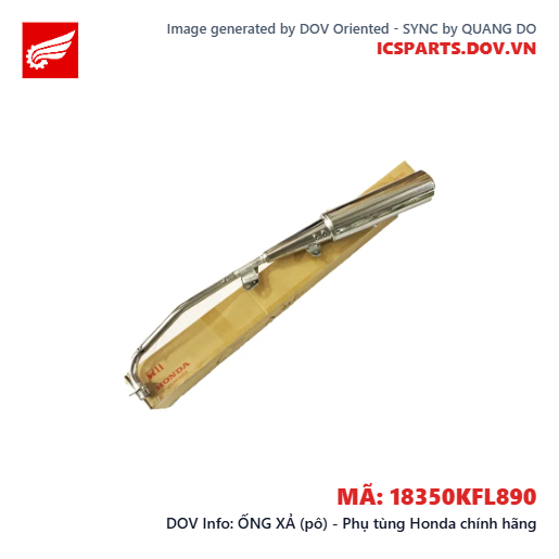 ỐNG XẢ (pô) - Phụ tùng Honda chính hãng