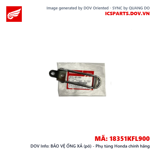 BẢO VỆ ỐNG XẢ (pô) - Phụ tùng Honda chính hãng
