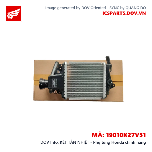KÉT TẢN NHIỆT - Phụ tùng Honda chính hãng