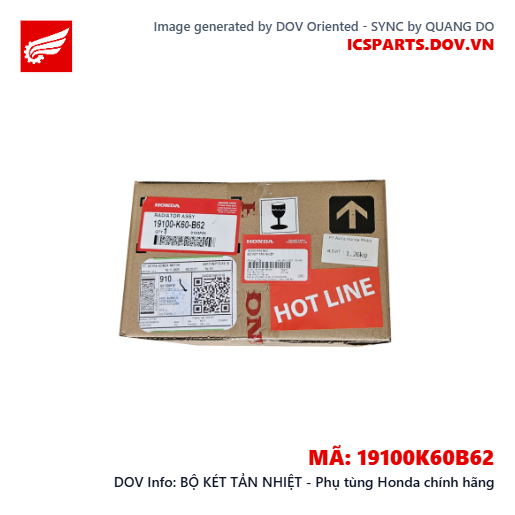 BỘ KÉT TẢN NHIỆT - Phụ tùng Honda chính hãng