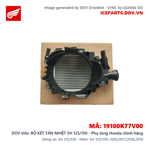 BỘ KÉT TẢN NHIỆT SH 125/150 - Phụ tùng Honda chính hãng
