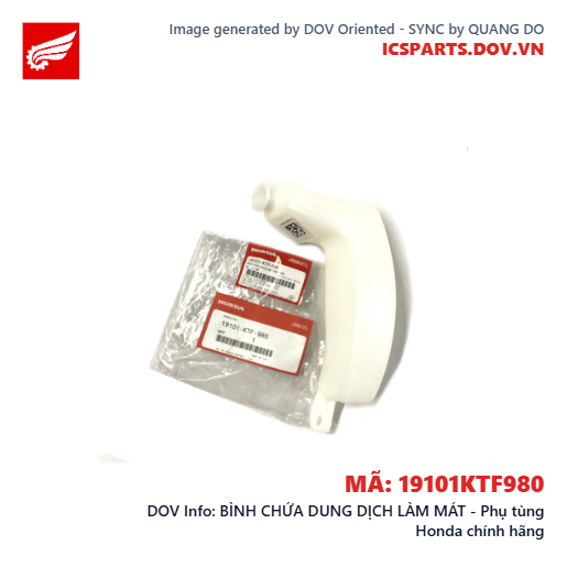BÌNH CHỨA DUNG DỊCH LÀM MÁT - Phụ tùng Honda chính hãng