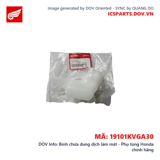 Bình chứa dung dịch làm mát - Phụ tùng Honda chính hãng