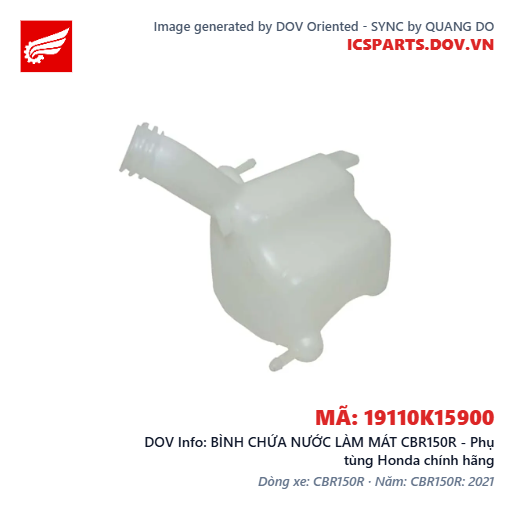 BÌNH CHỨA NƯỚC LÀM MÁT CBR150R - Phụ tùng Honda chính hãng