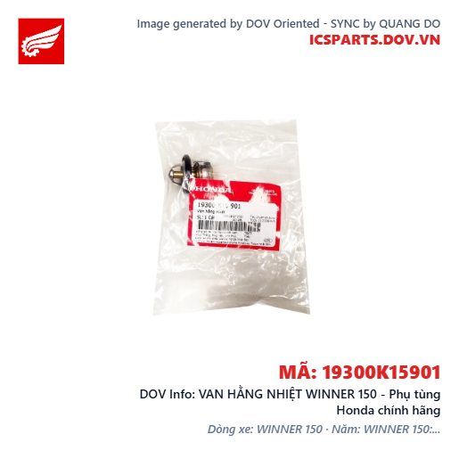VAN HẰNG NHIỆT WINNER 150 - Phụ tùng Honda chính hãng