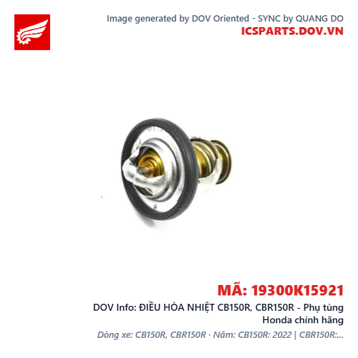 ĐIỀU HÒA NHIỆT CB150R, CBR150R - Phụ tùng Honda chính hãng