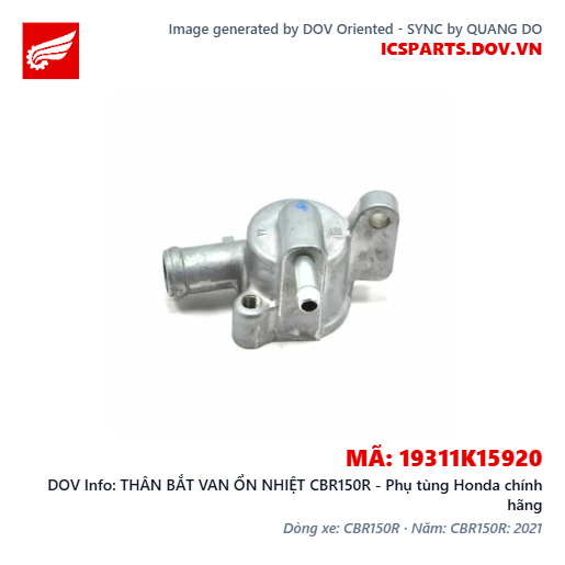THÂN BẮT VAN ỔN NHIỆT CBR150R - Phụ tùng Honda chính hãng