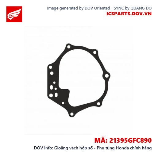 Gioăng vách hộp số - Phụ tùng Honda chính hãng