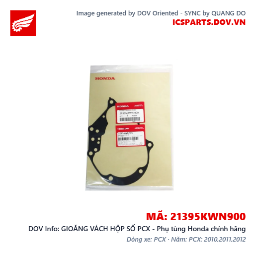 GIOĂNG VÁCH HỘP SỐ PCX - Phụ tùng Honda chính hãng