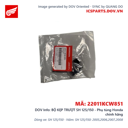 BỘ KẸP TRƯỢT SH 125/150 - Phụ tùng Honda chính hãng