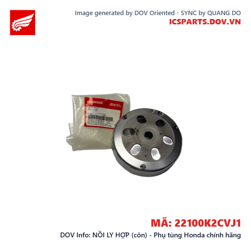 NỒI LY HỢP (côn) - Phụ tùng Honda chính hãng