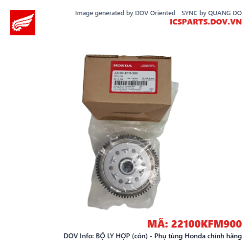 BỘ LY HỢP (côn) - Phụ tùng Honda chính hãng