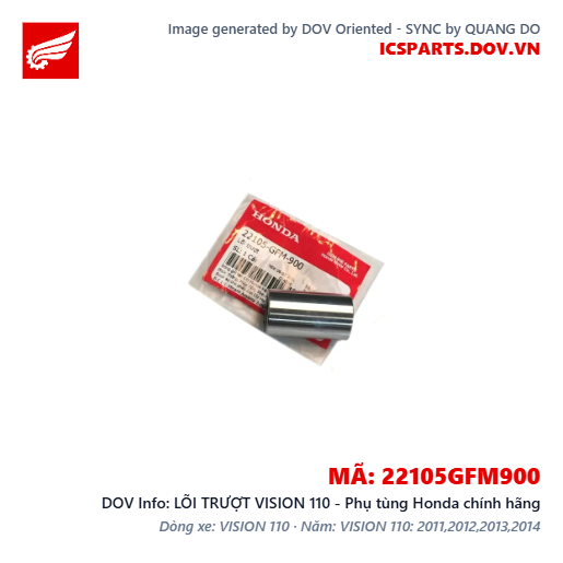 LÕI TRƯỢT VISION 110 - Phụ tùng Honda chính hãng