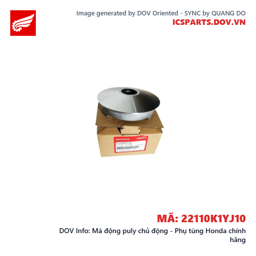 Má động puly chủ động - Phụ tùng Honda chính hãng