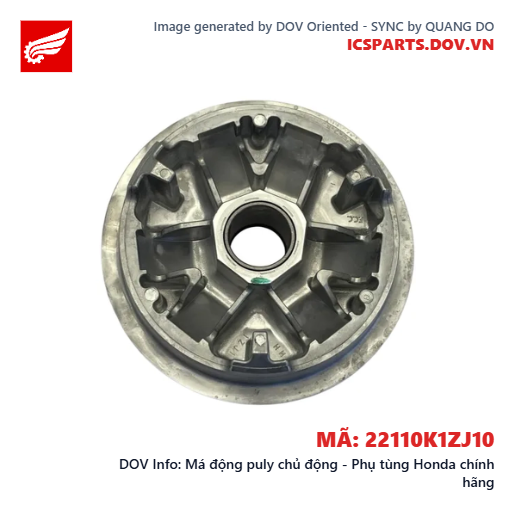 Má động puly chủ động - Phụ tùng Honda chính hãng