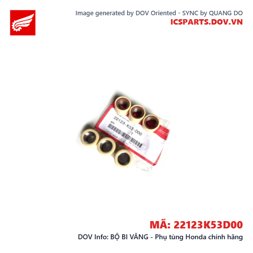 BỘ BI VĂNG - Phụ tùng Honda chính hãng