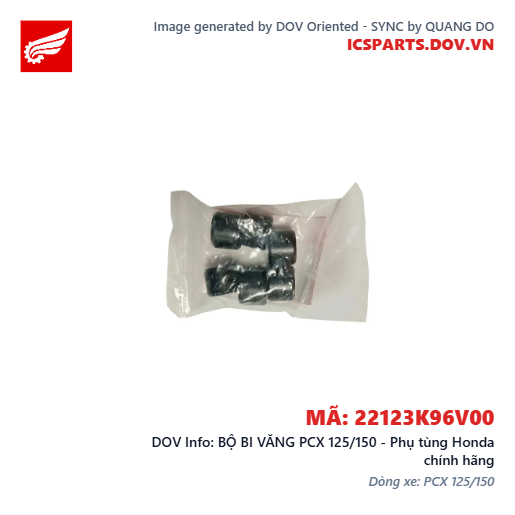 BỘ BI VĂNG PCX 125/150 - Phụ tùng Honda chính hãng