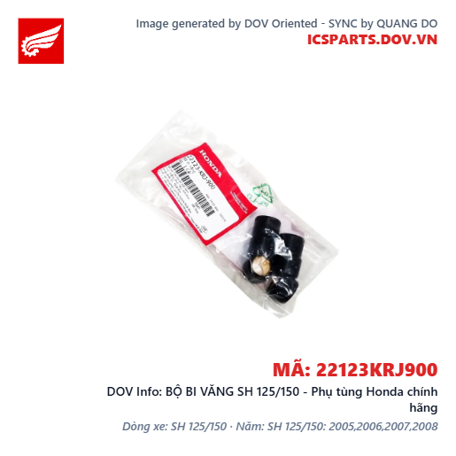 BỘ BI VĂNG SH 125/150 - Phụ tùng Honda chính hãng