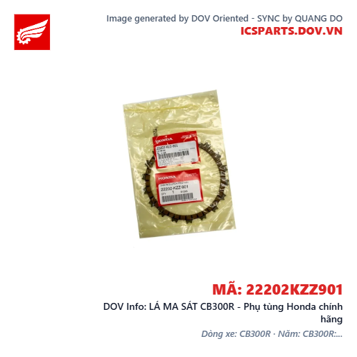 LÁ MA SÁT CB300R - Phụ tùng Honda chính hãng