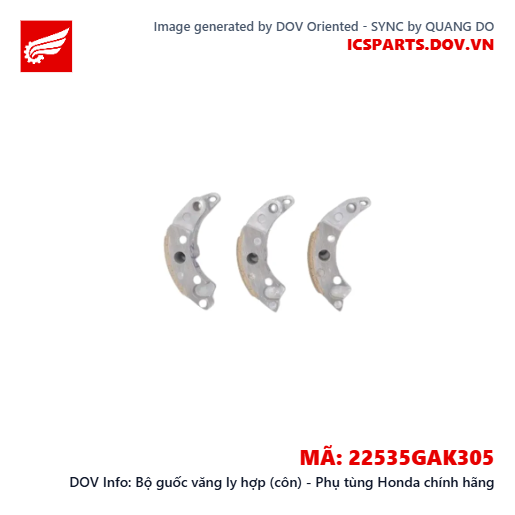 Bộ guốc văng ly hợp (côn) - Phụ tùng Honda chính hãng
