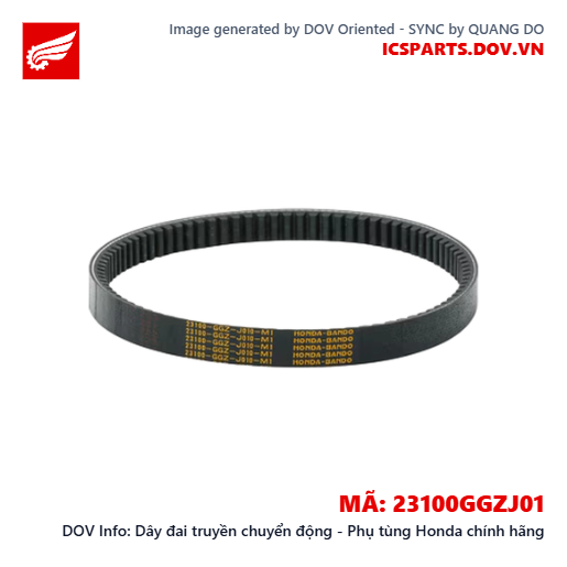 Dây đai truyền chuyển động - Phụ tùng Honda chính hãng
